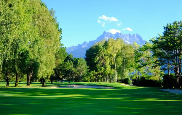 The golf course(s 18 holes Golf Club Montreux